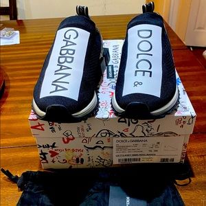 Dolce&Gabbana Sorrento Sneakers with Logo, dice US 12 (Used) in good condition